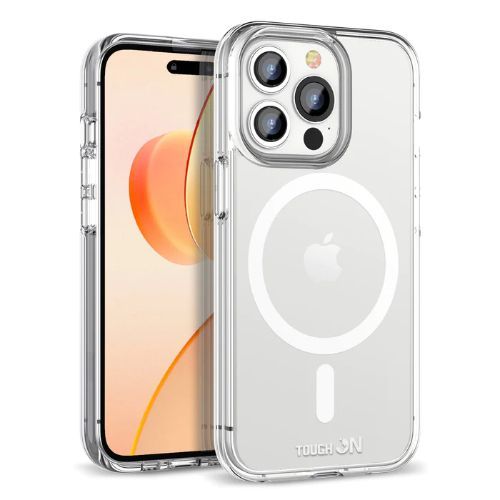 Tough On Phone Case with MagSafe for iPhone 15 Pro - Clear