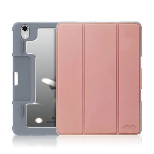 Tough On Smart Clear Cover iPad Case for iPad Mini 6 - Rose Gold
