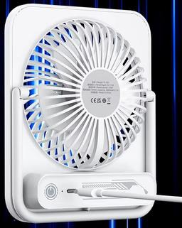 Transformers TF-F01 Portable Desktop Fan - White