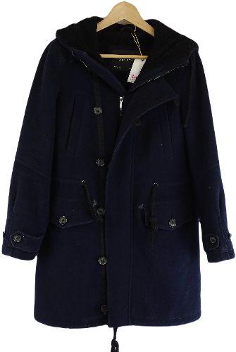 Zara  Basic Coat S - Navy - Excellent