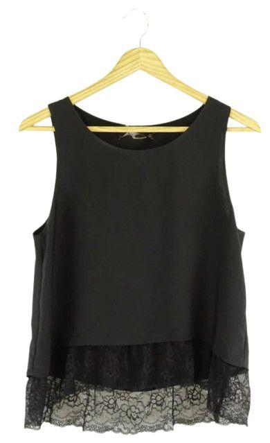 Zara  Basics Singlet XS - Black - Excellent