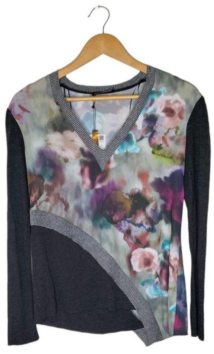 Zara  Patterned Blouse S - Multi Color - Excellent