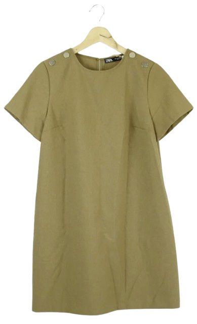 Zara  Woman Dress 28 - Brown - Excellent