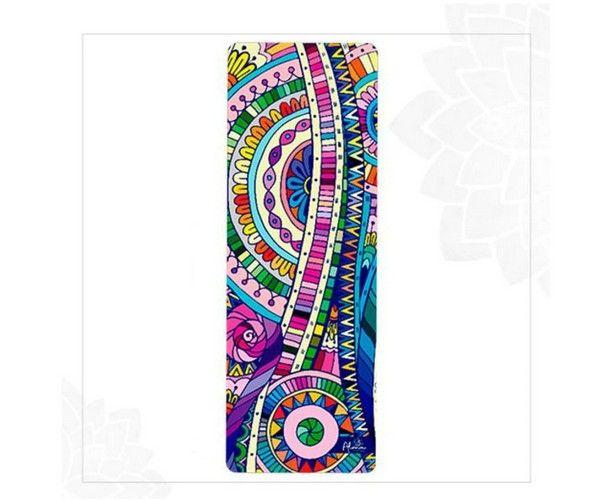 BALI BEACH TOWEL unisex Eco-friendly beach gym camping towel sand free galaxy art made from recycled plastic bottles