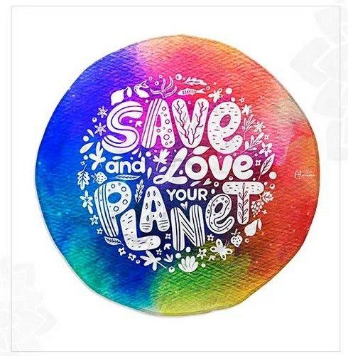LOVELY PLANET ROUND BEACH MATS unisex ecofriendly round towel sand free nature inspired made from recycled plastic bottles